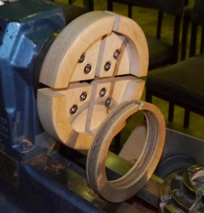 Jean's wooden chuck and offset insert