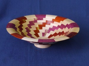 Alan Baker 2nd place segmented bowl
